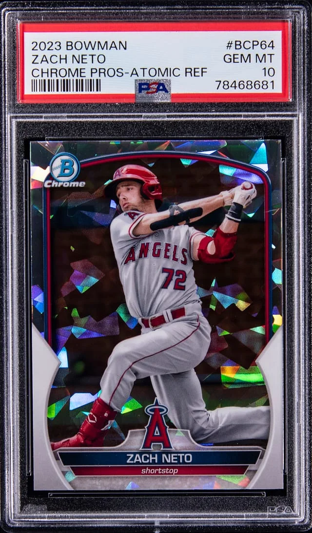 2023 Bowman Chrome Prospects Zach Neto #BCP64 card image