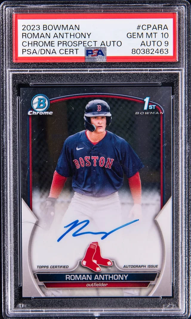 2023 Bowman Chrome Roman Anthony Prospect Autographs #CPA-RA card image