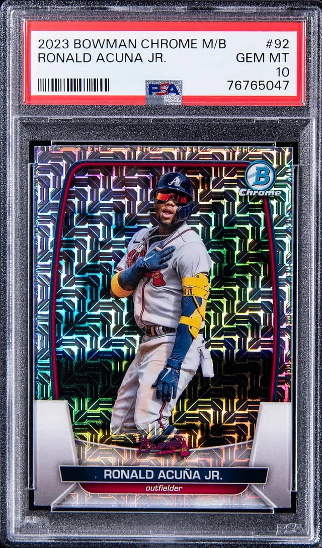 2023 Bowman Chrome Ronald Acuna Jr #92 card image