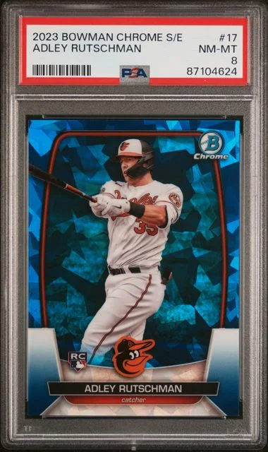 2023 Bowman Chrome Sapphire Adley Rutschman Edition #17 card image