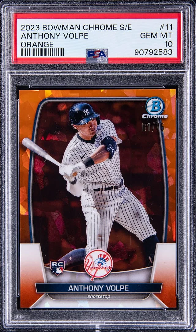2023 Bowman Chrome Sapphire Anthony Volpe Edition #11 card image