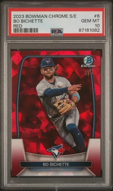 2023 Bowman Chrome Sapphire Bo Bichette Edition Red #6 card image