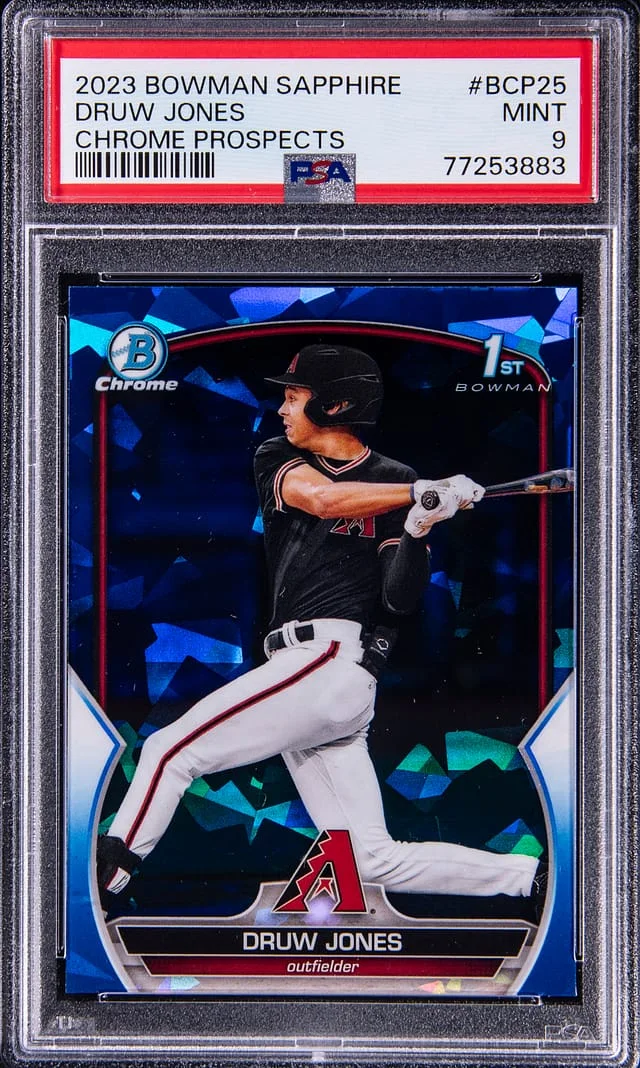 2023 Bowman Chrome Sapphire Druw Jones Edition Prospects #BCP25 card image