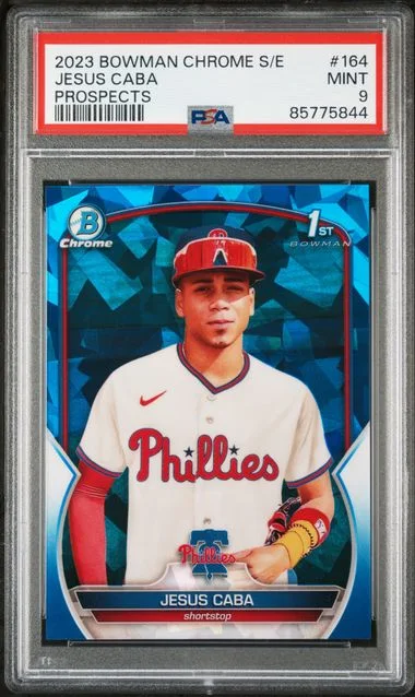 2023 Bowman Chrome Sapphire Jesus Caba Edition Prospects #164 card image