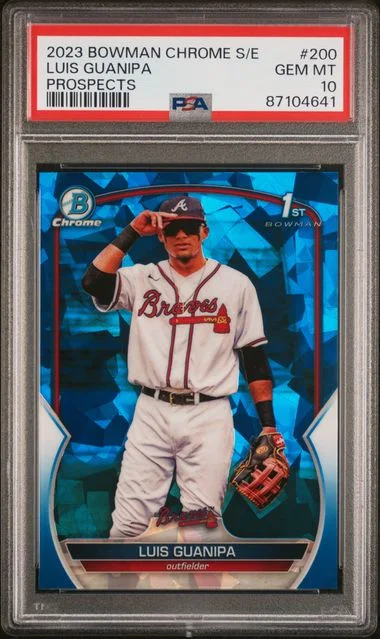 2023 Bowman Chrome Sapphire Luis Guanipa Edition Prospects #200 card image