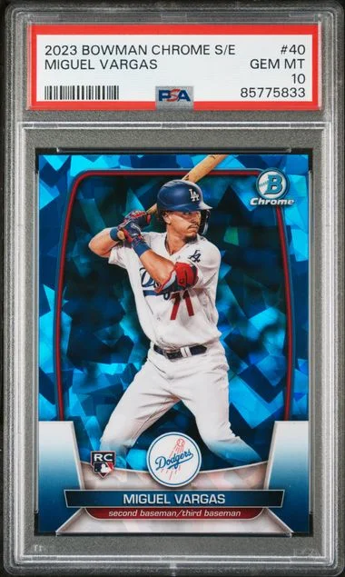2023 Bowman Chrome Sapphire Miguel Vargas Edition #40 card image