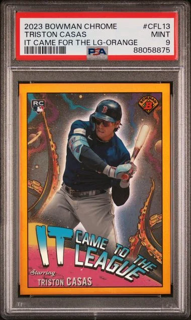 2023 Bowman Chrome Triston Casas It Came For The League Orange #CFL13 card image