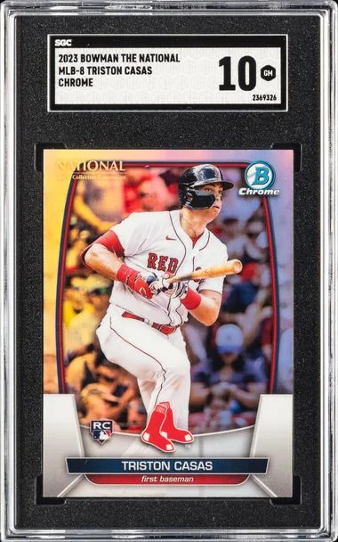 2023 Bowman Chrome Triston Casas The National #MLB8 card image