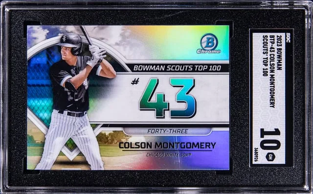 2023 Bowman Colson Montgomery Scouts Top 100 #BTP43 card image