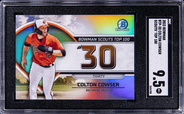 2023 Bowman Colton Cowser Scouts Top 100 #BTP30 card image