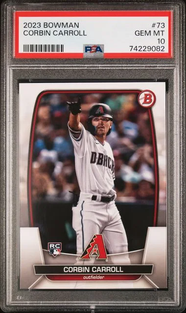 2023 Bowman Corbin Carroll #73 card image