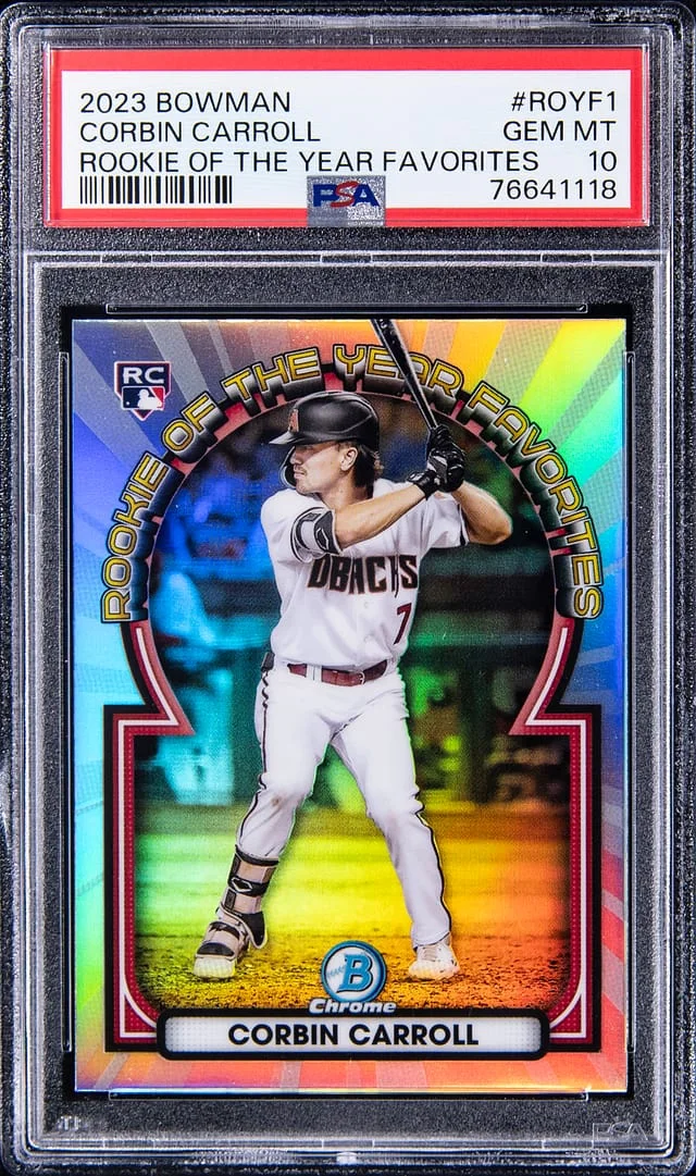 2023 Bowman Corbin Carroll of the Year Favorites #ROY-F1 card image