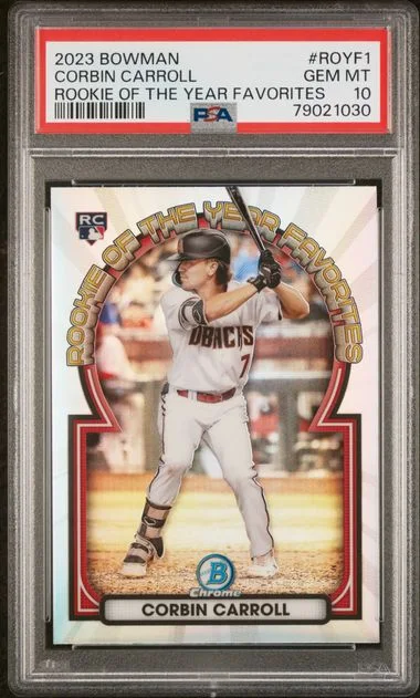 2023 Bowman Corbin Carroll Of The Year Favorites #ROYF-1 card image