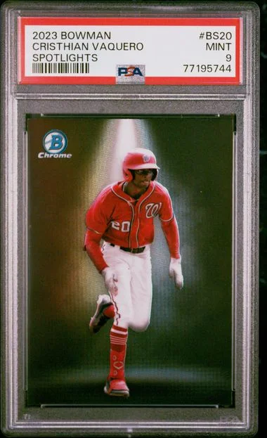 2023 Bowman Cristhian Vaquero Spotlights #BS20 card image