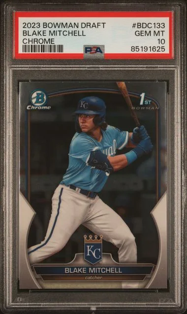 2023 Bowman Draft Blake Mitchell Chrome-Refractor #BDC133 card image