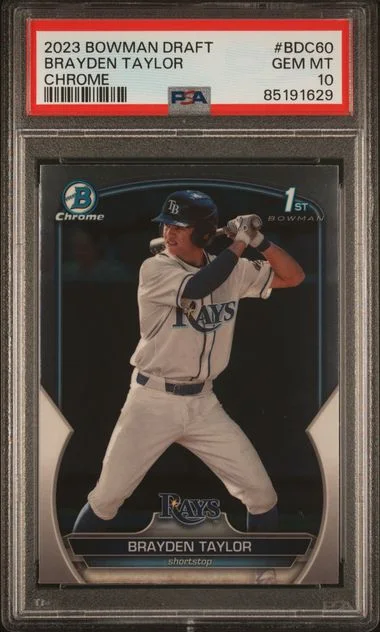 2023 Bowman Draft Brayden Taylor Chrome #BDC60 card image