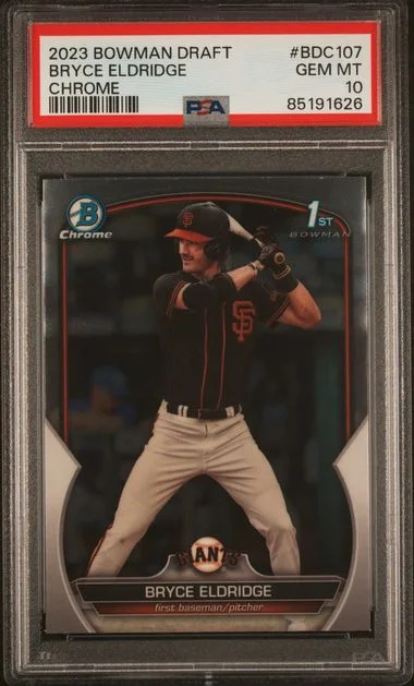 2023 Bowman Draft Bryce Eldridge Chrome #BDC107 card image
