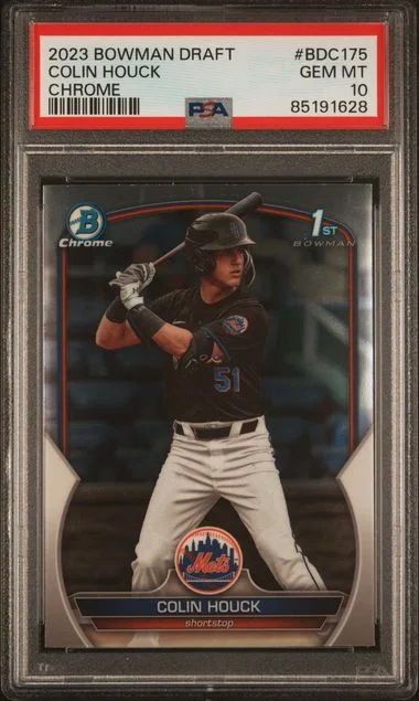 2023 Bowman Draft Colin Houck Chrome-Purple #BDC175 card image