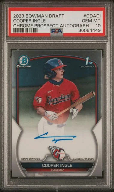 2023 Bowman Draft Cooper Ingle Chrome Prospect Autograph #CDA-CI card image