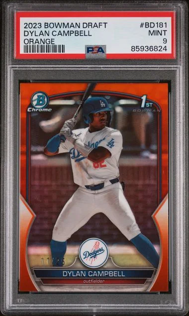2023 Bowman Draft Dylan Campbell Orange #BD181 card image