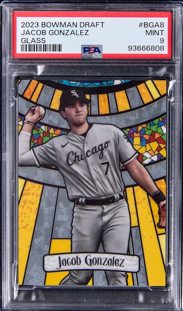 2023 Bowman Draft Jacob Gonzalez Glass #BG-A8 card image
