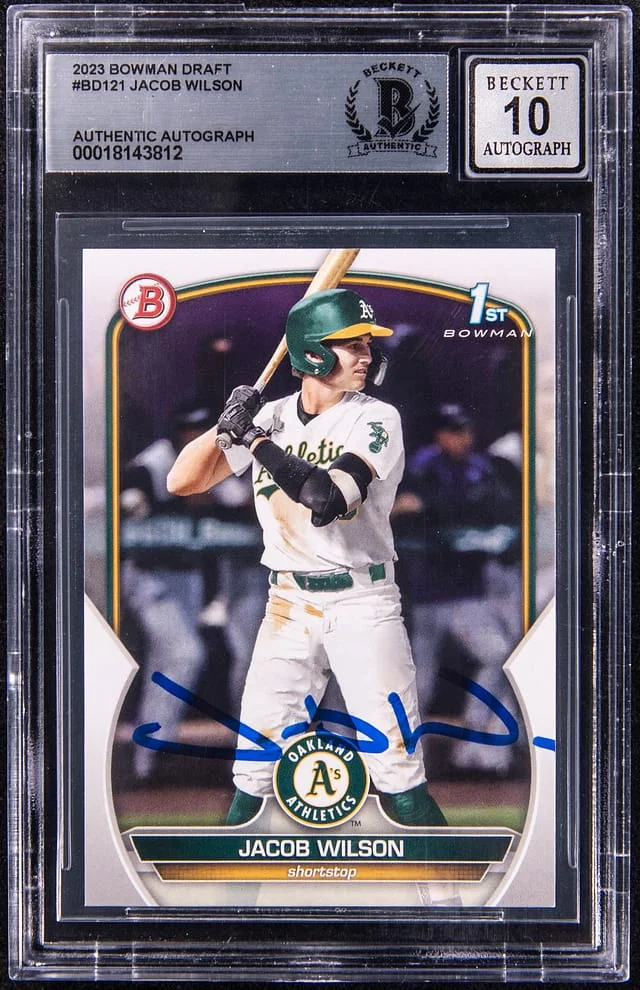 2023 Bowman Draft Jacob Wilson #BD-121 card image