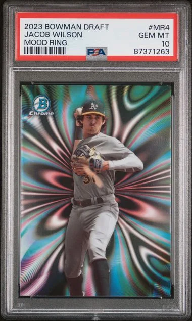 2023 Bowman Draft Jacob Wilson Mood Ring #MR4 card image