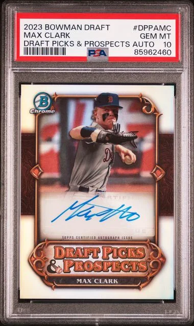 2023 Bowman Draft Max Clark Draft Picks & Prospects Autograph #DPPAMC card image