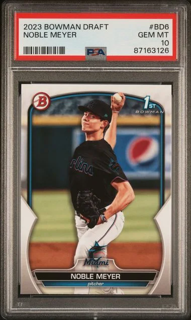 2023 Bowman Draft Noble Meyer #BD6 card image