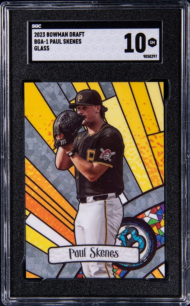 2023 Bowman Draft Paul Skenes Glass #BGA-1 card image
