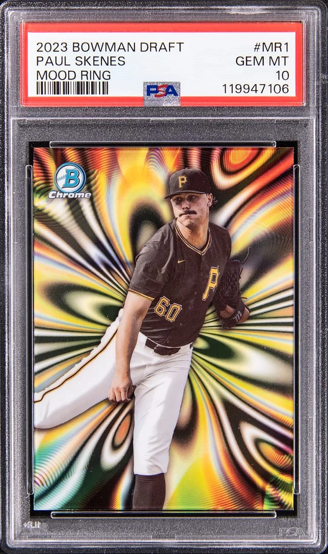 2023 Bowman Draft Paul Skenes Mood Ring #MR-1 card image