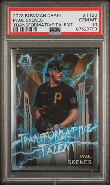 2023 Bowman Draft Paul Skenes Transformative Talent #TT20 card image