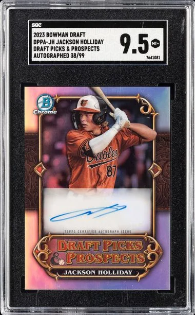 2023 Bowman Draft Picks & Prospects Jackson Holliday #DPPAJH card image