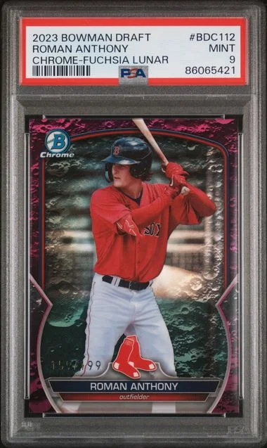 2023 Bowman Draft Roman Anthony Chrome-Fuchsia Lunar #BDC112 card image