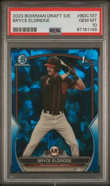 2023 Bowman Draft Sapphire Bryce Eldridge Edition #BDC107 card image