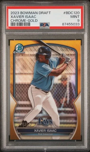 2023 Bowman Draft Xavier Isaac Chrome-Green #BDC120 card image