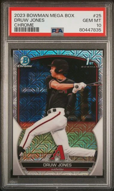 2023 Bowman Druw Jones Mega Box Chrome #25 card image