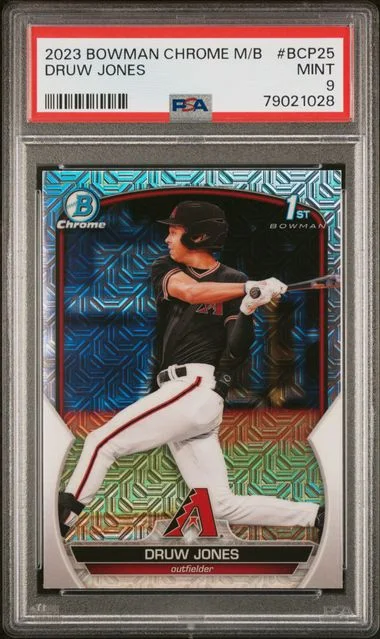 2023 Bowman Druw Jones Mega Box Chrome #BCP-25 card image