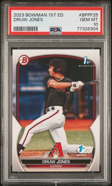 2023 Bowman Druw Jones 1st Edition #BPPF25 card image