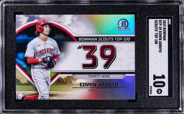 2023 Bowman Edwin Arroyo Scouts Top 100 #BTP39 card image