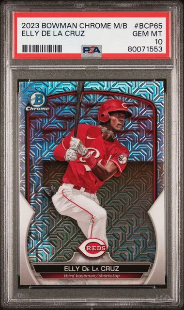 2023 Bowman Elly De La Cruz Mega Box Chrome #Bcp65 card image