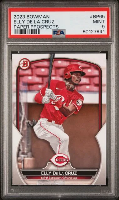 2023 Bowman Elly De La Cruz Paper Prospects #BP-65 card image
