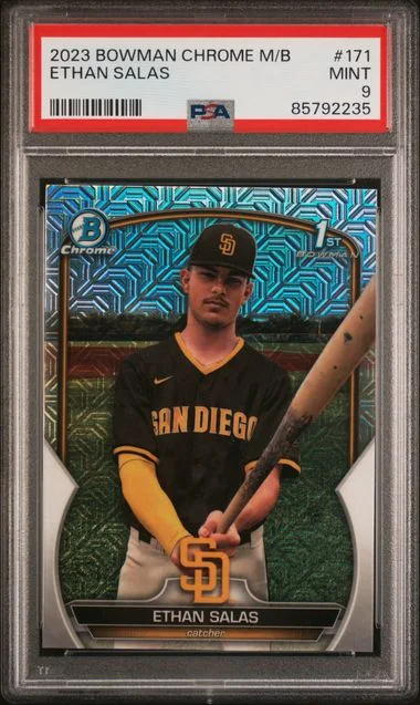 2023 Bowman Ethan Salas Mega Box Chrome #171 card image