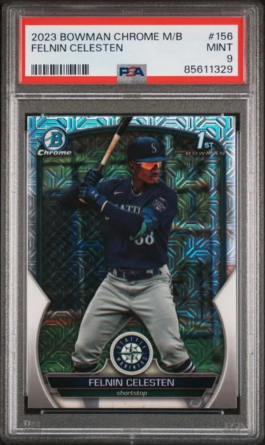 2023 Bowman Felnin Celesten Mega Box Chrome #156 card image