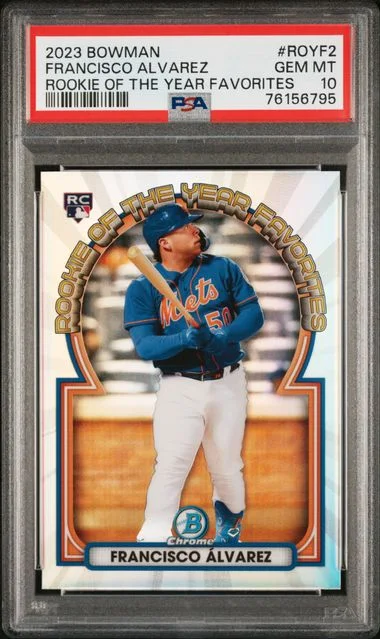 2023 Bowman Francisco Alvarez Of The Year Favorites #ROYF2 card image