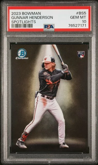 2023 Bowman Gunnar Henderson Spotlights #BS-5 card image