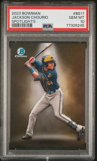 2023 Bowman Jackson Chourio Spotlights #BS-11 card image