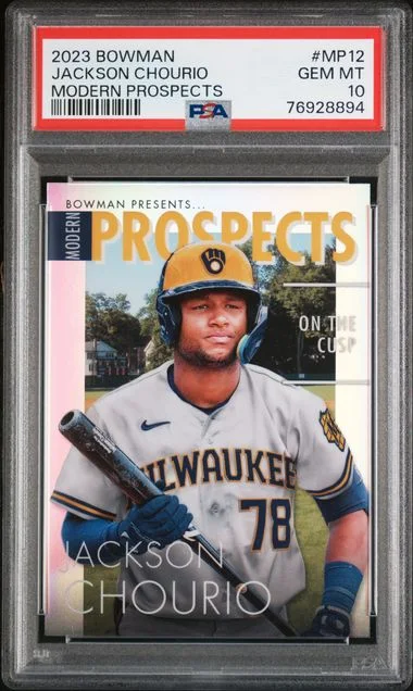 2023 Bowman Jackson Chourio Modern Prospects #MP12 card image
