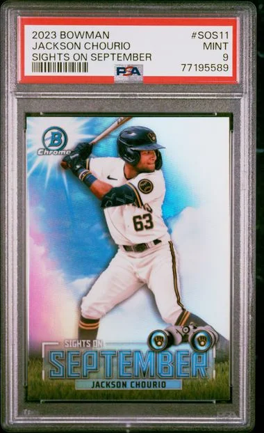 2023 Bowman Jackson Chourio Sights On September #SOS11 card image