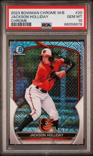 2023 Bowman Jackson Holliday Mega Box Chrome #20 card image